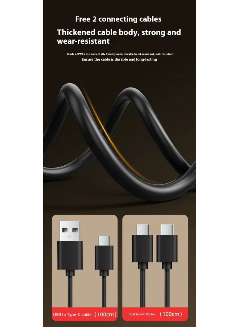 بيفا محطة إرساء التقاط الفيديو PIVA VD20 الجديدة PD100W شحن سريع 4K60 هرتز 2K144 هرتز 1080P240 هرتز USB3.2 HDMI2.0 جيجابت البث المباشر - Image 5